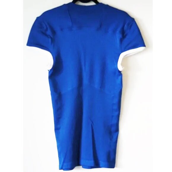 NWOT $140 Adidas Football Prime Knit Jersey XL DQ3453 Blue White - Picture 3 of 16